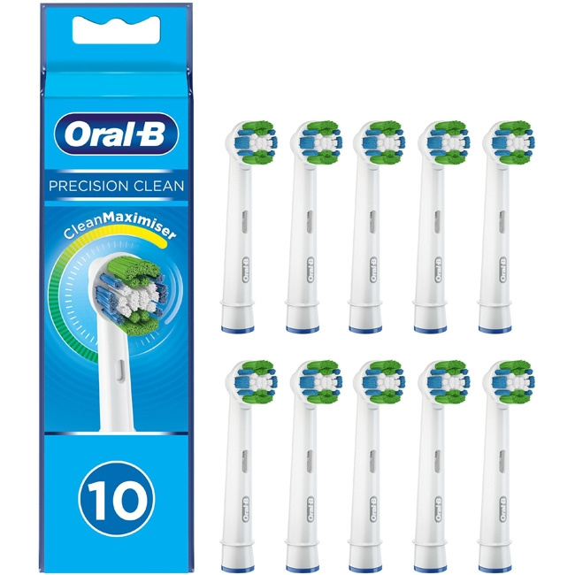 Oral B Borsthuvud Precision Clean 10s in de groep BEAUTY & HEALTH / Mondverzorging / Elektrische tandenborstelaccessoires bij TP E-commerce Nordic AB (C14121)