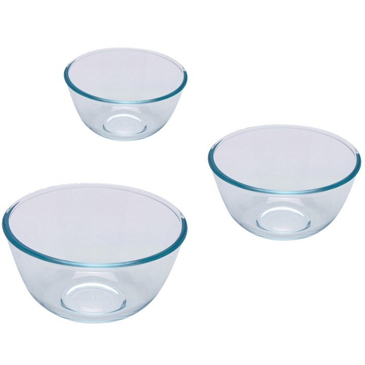 Pyrex Skålar 3set 0,5L 14cm 1,0L 17c in de groep HUISHOUDEN & TUIN / Keukengerei / Bakaccessoires bij TP E-commerce Nordic AB (C14127)