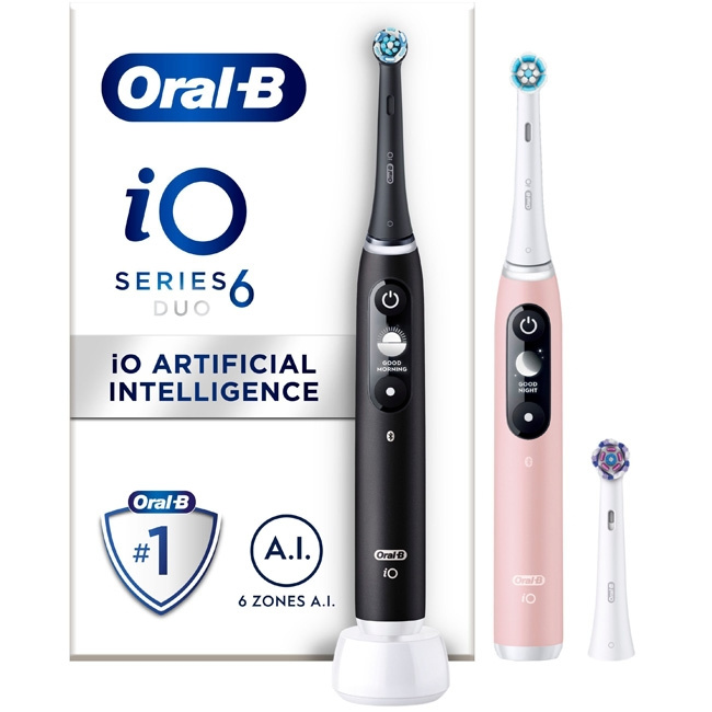 Oral B Eltandborste iO6 Series M6 Bla in de groep BEAUTY & HEALTH / Mondverzorging / Elektrische tandenborstels bij TP E-commerce Nordic AB (C14144)