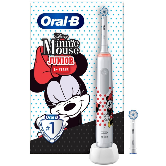 Oral B Eltandborste Pro 3 Junior Minn in de groep BEAUTY & HEALTH / Mondverzorging / Elektrische tandenborstels bij TP E-commerce Nordic AB (C14162)