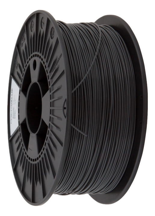 PrimaValue™ PLA - 1.75mm - 1 kg spool - Dark grey in de groep COMPUTERS & RANDAPPARATUUR / Printers & Accessoires / Printers / 3D-printer en Accessoires / Tillbehör bij TP E-commerce Nordic AB (C14178)