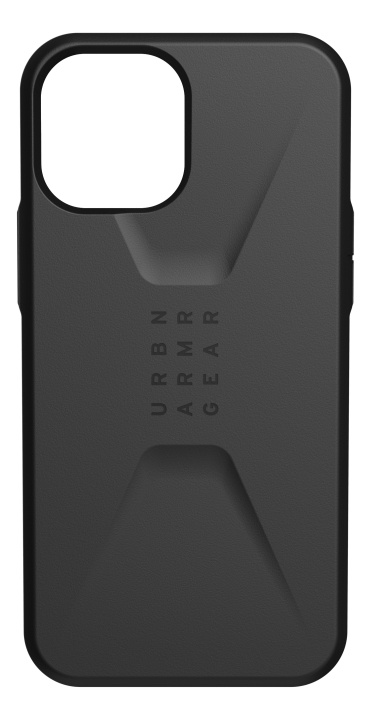 UAG iPhone 12 Pro Max Civilian Cover Black in de groep SMARTPHONE & TABLETS / Mobielbescherming / Apple / IPL en laser bij TP E-commerce Nordic AB (C14341)