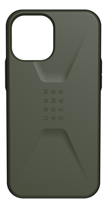 UAG iPhone 12 Pro Max Civilian Cover Olive in de groep SMARTPHONE & TABLETS / Mobielbescherming / Apple / IPL en laser bij TP E-commerce Nordic AB (C14342)