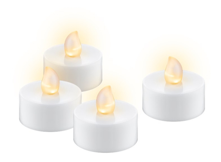 Set of 4 LED tea lights with timer in de groep HUISHOUDEN & TUIN / Interieur / Kandelaars & Lantaarns bij TP E-commerce Nordic AB (C14505)