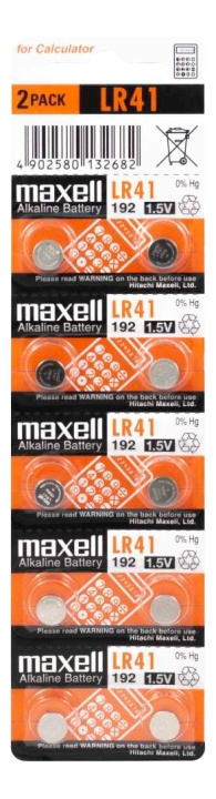 Maxell LR41 10-pack in de groep HOME ELECTRONICS / Batterijen & Opladers / Batterijen / Knoopcel bij TP E-commerce Nordic AB (C14528)