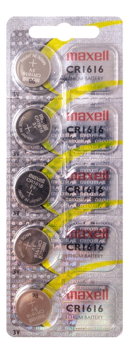 Maxell Lithium CR1616 5P in de groep HOME ELECTRONICS / Batterijen & Opladers / Batterijen / Knoopcel bij TP E-commerce Nordic AB (C14529)