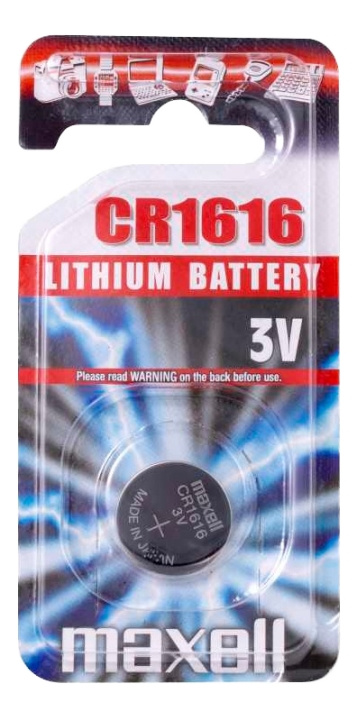 Maxell Lithium CR1616 1p in de groep HOME ELECTRONICS / Batterijen & Opladers / Batterijen / Knoopcel bij TP E-commerce Nordic AB (C14530)