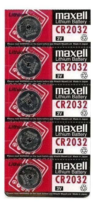 Maxell coin cell battery, lithium, 3V, CR2032, 5 pieces in de groep HOME ELECTRONICS / Batterijen & Opladers / Batterijen / Knoopcel bij TP E-commerce Nordic AB (C14536)