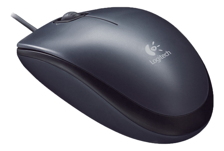 Logitech M90 optical corded USB mouse black in de groep COMPUTERS & RANDAPPARATUUR / Muizen en toetsenborden / Muizen / Met kabel bij TP E-commerce Nordic AB (C14593)