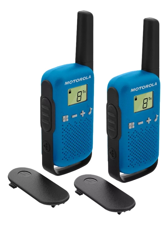 Motorola TLKR T42 Talkabout Blue in de groep SPORT, VRIJE TIJD & HOBBY / Buitenrecreatie / Walkietalkies bij TP E-commerce Nordic AB (C14631)