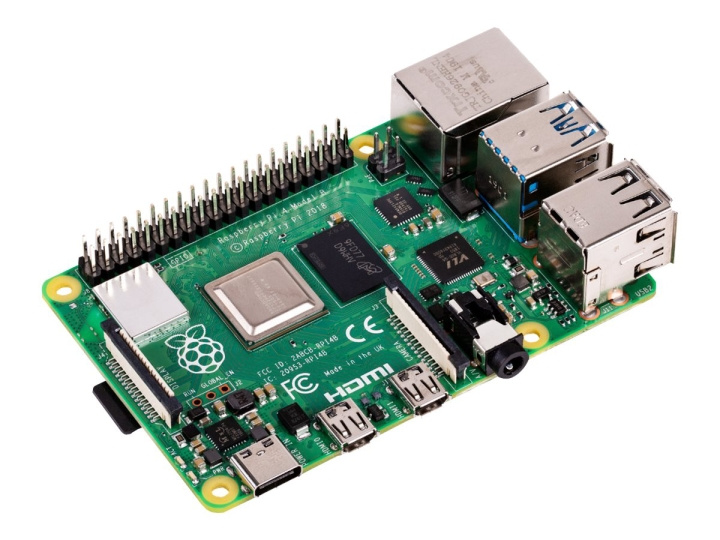 Raspberry Pi Board Pi 4B CPU2.4GHz/8GB/USB3.0/HDMI/BT/Wifi 8GB - 8 GB in de groep COMPUTERS & RANDAPPARATUUR / Computeronderdelen / IO-kaart bij TP E-commerce Nordic AB (C14661)