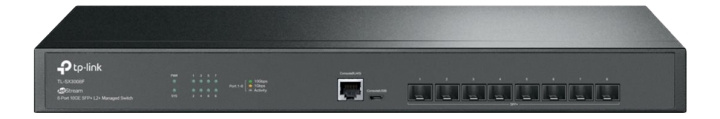 TP-Link JetStream™ 8-Port 10GE SFP+ L2+ Managed Switch in de groep COMPUTERS & RANDAPPARATUUR / Netwerk / Schakelaars bij TP E-commerce Nordic AB (C14713)
