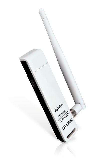 TP-Link USB adapter, 150Mbps, 802.11n, external antenna in de groep COMPUTERS & RANDAPPARATUUR / Netwerk / Netwerkkaarten / USB Draadloos bij TP E-commerce Nordic AB (C14715)