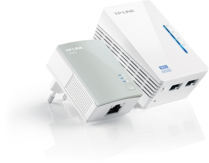 TP-LINK AV 500 WiFi Powerline Extender Starter Kit, 500Mbps, WLAN, vit in de groep COMPUTERS & RANDAPPARATUUR / Netwerk / WiFi Extenders bij TP E-commerce Nordic AB (C14718)