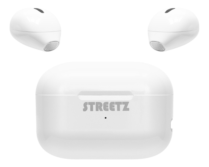 STREETZ Mini TWS white in de groep HOME ELECTRONICS / Audio & Beeld / Koptelefoon & Accessoires / Koptelefoon bij TP E-commerce Nordic AB (C14725)