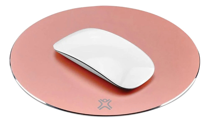 ROUND ALUMINUM MOUSE PADS - Rose Gold in de groep COMPUTERS & RANDAPPARATUUR / Muizen en toetsenborden / Muismat bij TP E-commerce Nordic AB (C14735)