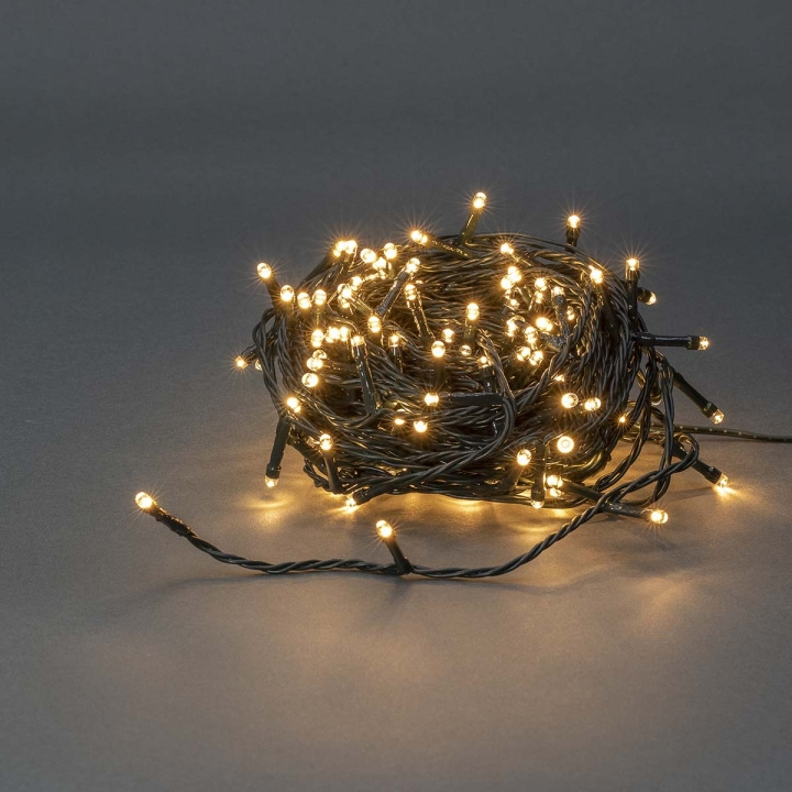 Nedis Kerstverlichting | Koord | 120 LED\'s | Warm Wit | 9.00 m | Licht effecten: 7 | Binnen & Buiten | Netvoeding in de groep HOME ELECTRONICS / Verlichting / LED strips bij TP E-commerce Nordic AB (C14786)