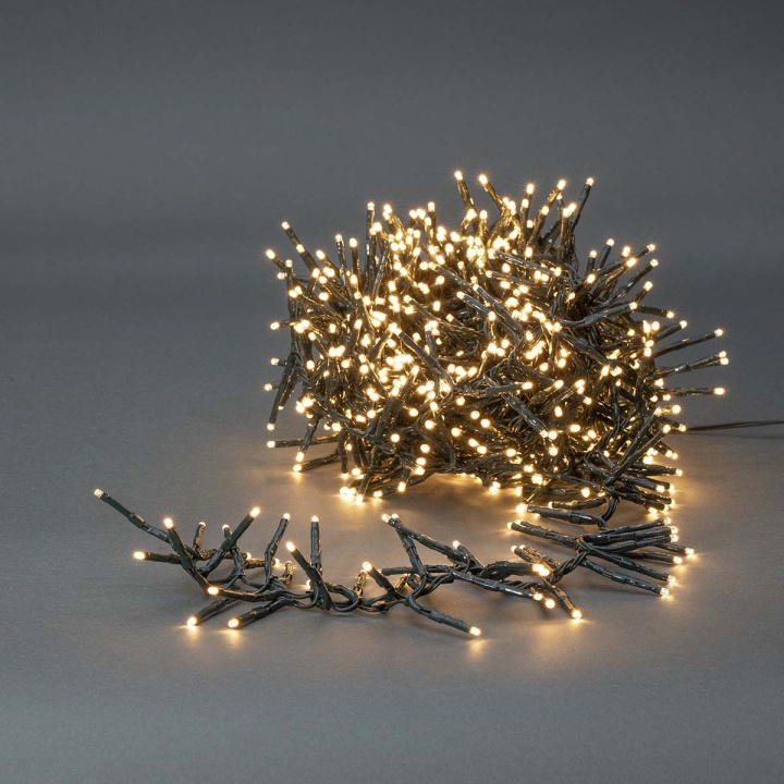 Nedis Kerstverlichting | Cluster | 768 LED\'s | Warm Wit | 5.60 m | Licht effecten: 7 | Binnen & Buiten | Netvoeding in de groep HOME ELECTRONICS / Verlichting / LED strips bij TP E-commerce Nordic AB (C14796)