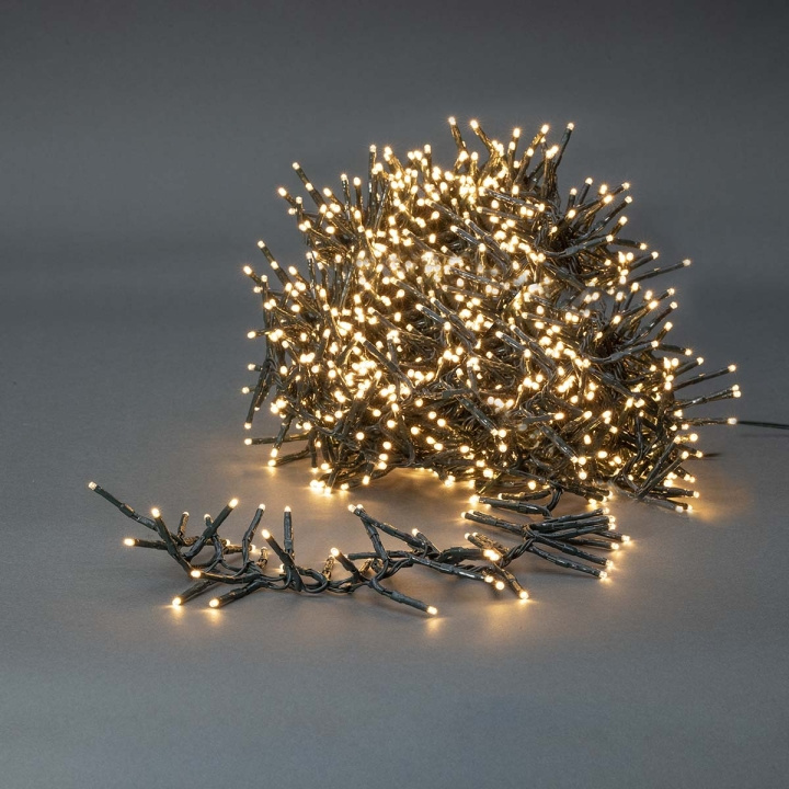 Nedis Kerstverlichting | Cluster | 1512 LED\'s | Warm Wit | 11.00 m | Licht effecten: 7 | Binnen & Buiten | Netvoeding in de groep HOME ELECTRONICS / Verlichting / LED strips bij TP E-commerce Nordic AB (C14797)