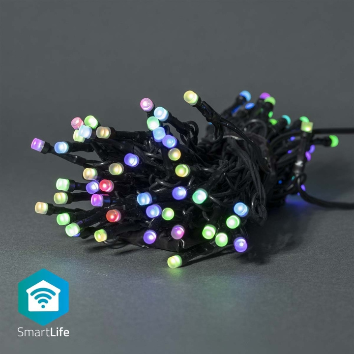 Nedis SmartLife-kerstverlichting | Koord | Wi-Fi | RGB | 42 LED\'s | 5.00 m | Android™ / IOS in de groep HUISHOUDEN & TUIN / Smart home / Slimme verlichting bij TP E-commerce Nordic AB (C14826)