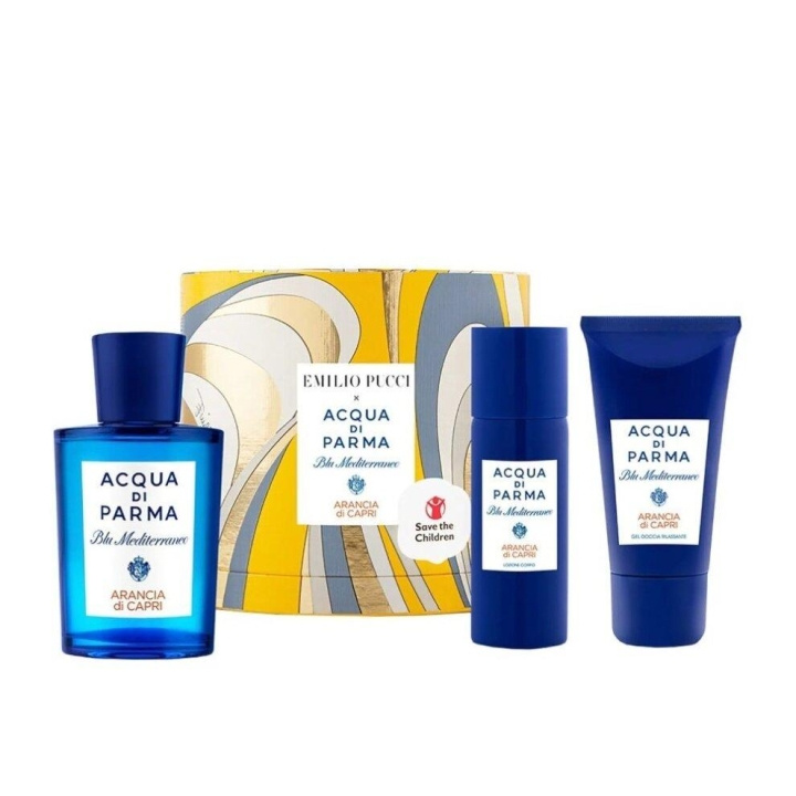 Giftset Acqua di Parma Blu Mediterraneo Arancia di Capri Edt 75ml + Shower Gel 40ml + Body Lotion 50ml in de groep BEAUTY & HEALTH / Cadeausets / Cadeausets voor haar bij TP E-commerce Nordic AB (C14873)