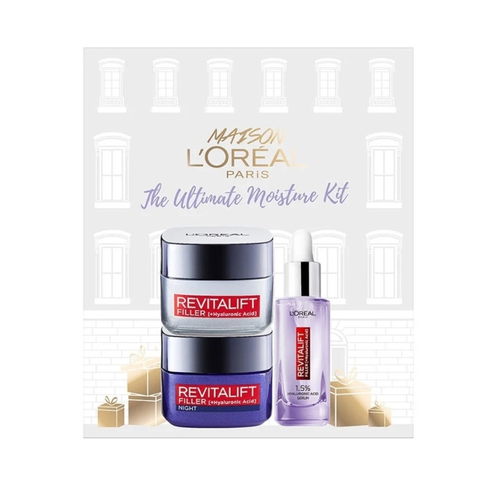 L’Oréal Paris The Ultimate Moisture Kit in de groep BEAUTY & HEALTH / Cadeausets / Cadeausets voor haar bij TP E-commerce Nordic AB (C14888)
