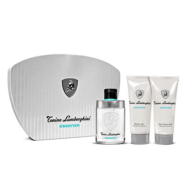 Giftset Lamborghini Essenza Edt 125ml + Aftershave Balm 150ml + Shower Gel 150ml in de groep BEAUTY & HEALTH / Cadeausets / Cadeausets voor hem bij TP E-commerce Nordic AB (C14927)