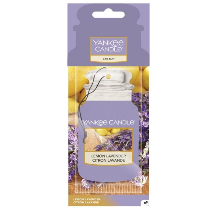 Yankee Candle Car Jar Air Freshener Lemon Lavender in de groep BEAUTY & HEALTH / Geuren & Parfum / Overige geuren / Geurkaarsen bij TP E-commerce Nordic AB (C14984)