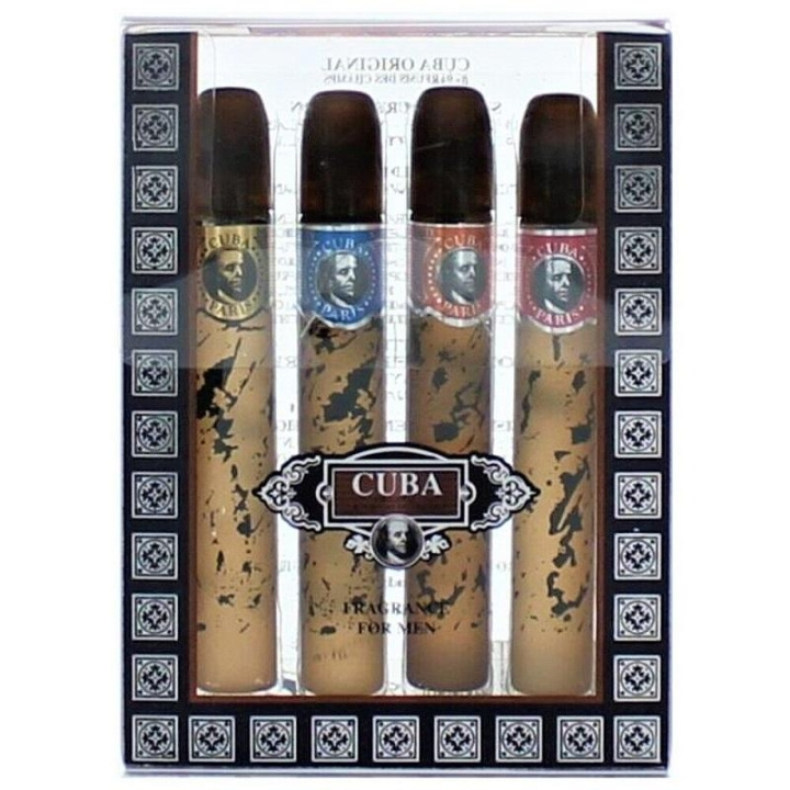 Giftset Cuba Paris Cuba Miniatures 4 x 5 ml in de groep BEAUTY & HEALTH / Geuren & Parfum / Parfum / Parfum voor hem bij TP E-commerce Nordic AB (C15041)