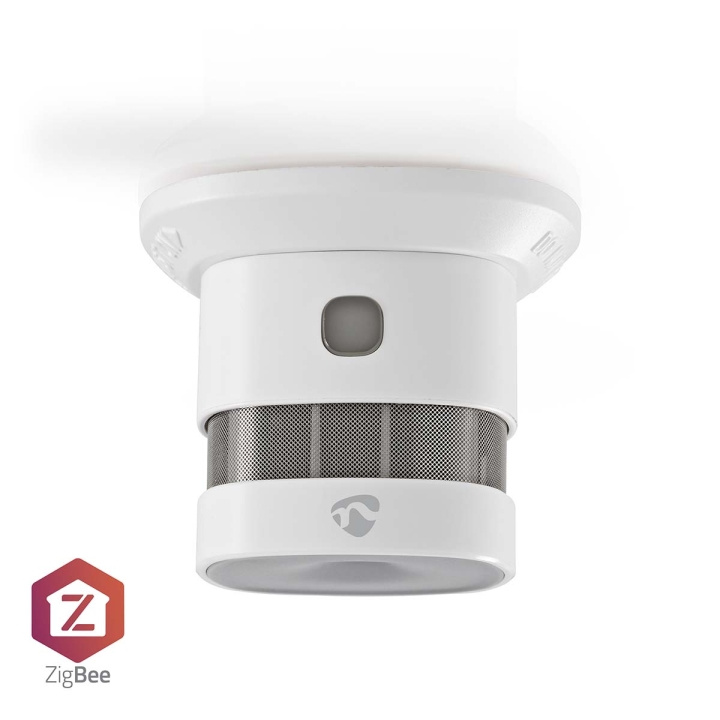 Nedis SmartLife Rookmelder | Zigbee 3.0 | Batterij Gevoed | Levenscyclus sensor: 10 Jaar | EN 14604 | Max. batterijduur: 60 Maanden | 85 dB | Wit | 1 Stuks in de groep HUISHOUDEN & TUIN / Alarm & Beveiliging / Vuur, rook, gas / Rookmelders bij TP E-commerce Nordic AB (C15073)