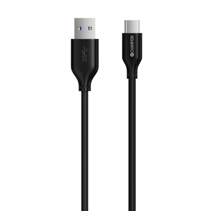 Champion USB 3.0 Gen1 kabel C - A, 1m in de groep SMARTPHONE & TABLETS / Opladers & Kabels / Kabels / Kabels Type C bij TP E-commerce Nordic AB (C15122)