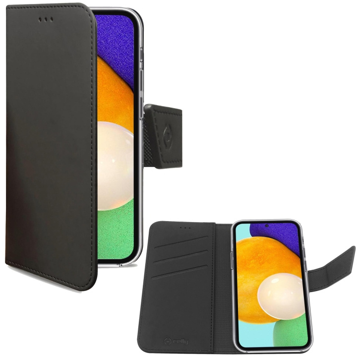 Celly Wallet Case Galaxy A04s / A13 in de groep SMARTPHONE & TABLETS / Mobielbescherming / Samsung bij TP E-commerce Nordic AB (C15151)