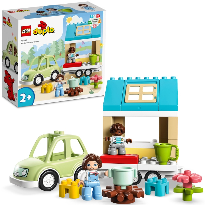 LEGO DUPLO Familjehus På Hjul 10986 in de groep SPEELGOED, KINDER- & BABYPRODUCTEN / Speelgoed / Bouwspeelgoed / Lego bij TP E-commerce Nordic AB (C15294)