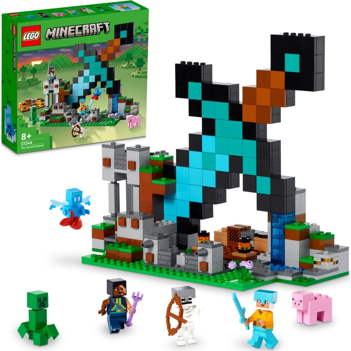 LEGO Minecraft Svärdsutposten 21244 in de groep SPEELGOED, KINDER- & BABYPRODUCTEN / Speelgoed / Bouwspeelgoed / Lego bij TP E-commerce Nordic AB (C15316)