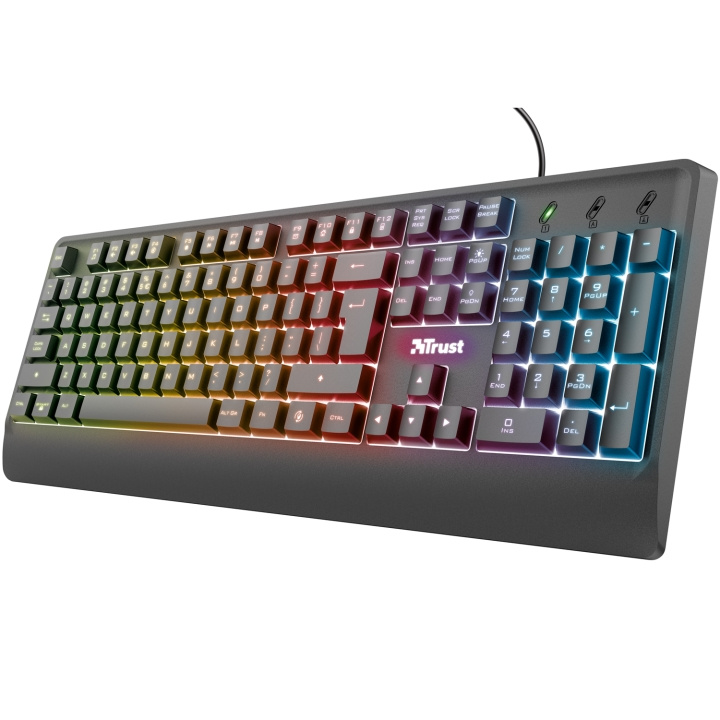 Trust Ziva Gaming keyboard LED Nordi in de groep COMPUTERS & RANDAPPARATUUR / GAMING / Toetsenborden bij TP E-commerce Nordic AB (C15322)