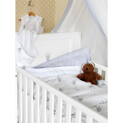 NG Baby Påslakan Spjälsäng Royal in de groep SPEELGOED, KINDER- & BABYPRODUCTEN / Kindertextiel / Beddengoed / Beddensets voor wiegjes bij TP E-commerce Nordic AB (C15339)