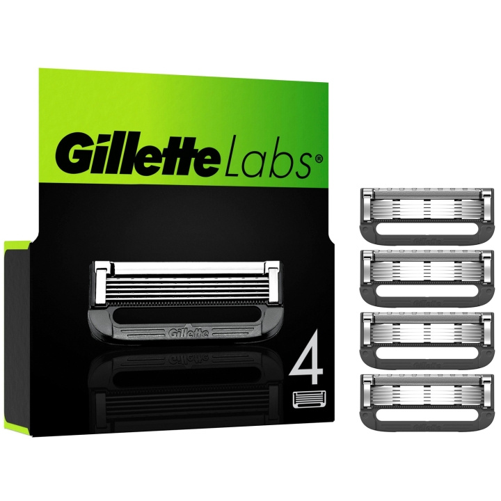 Gillette Rakblad Labs 4st in de groep BEAUTY & HEALTH / Haar & Styling / Scheren & Trimmen / Scheermessen & Accessoires bij TP E-commerce Nordic AB (C15366)