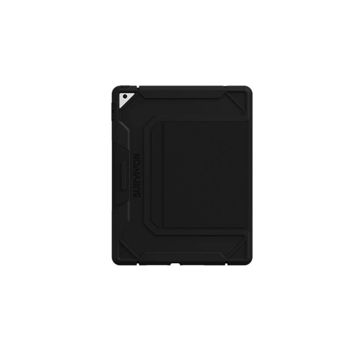 Tablet Cover Rugged Folio iPad 10.2 9/8/7th Gen Black in de groep SMARTPHONE & TABLETS / Tablet bescherming / Apple iPad bij TP E-commerce Nordic AB (C15500)