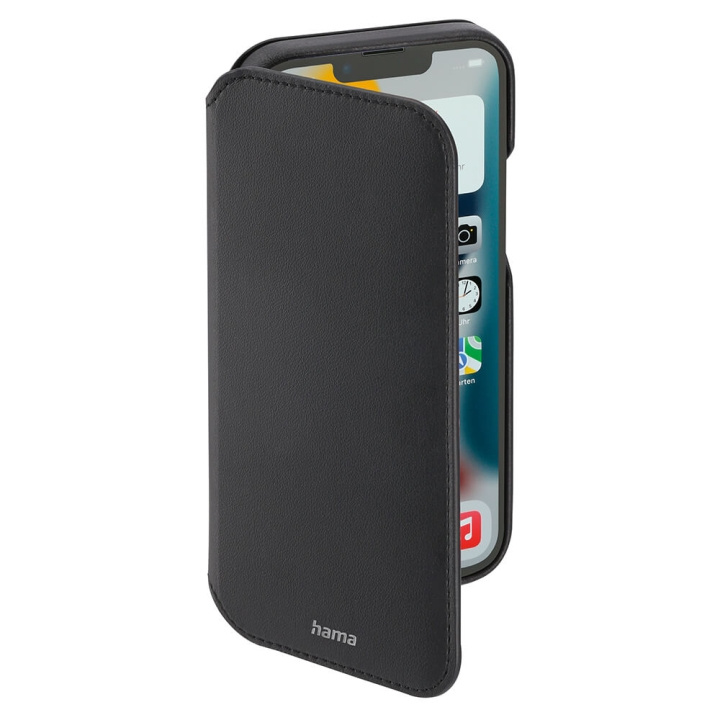 MagLine Case for Apple iPhone 13 Pro Black in de groep SMARTPHONE & TABLETS / Mobielbescherming / Apple / iPhone 13 Pro / Wallet Case bij TP E-commerce Nordic AB (C15540)