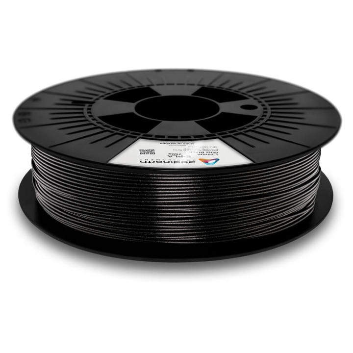 E-PLA 1.75mm 750g Glitz Black in de groep COMPUTERS & RANDAPPARATUUR / Printers & Accessoires / Printers / 3D-printer en Accessoires / Tillbehör bij TP E-commerce Nordic AB (C15561)