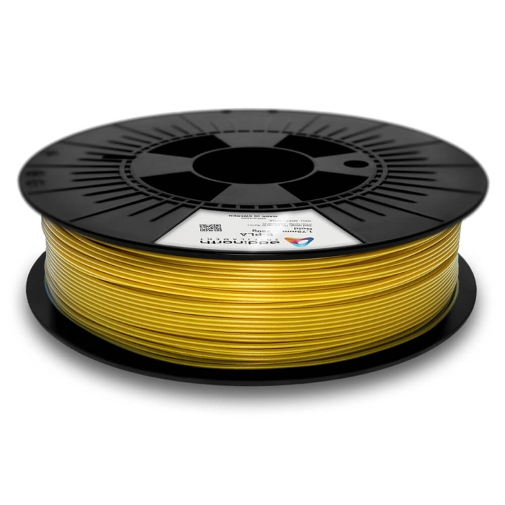 E-PLA 1.75mm 750g Gold in de groep COMPUTERS & RANDAPPARATUUR / Printers & Accessoires / Printers / 3D-printer en Accessoires / Tillbehör bij TP E-commerce Nordic AB (C15562)