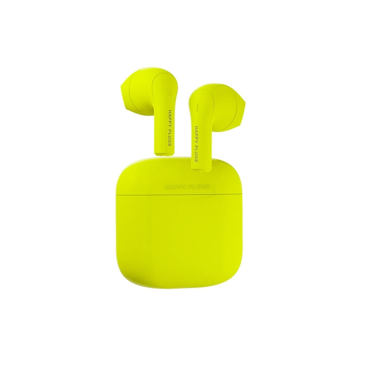 HAPPY PLUGS Joy Headphone In-Ear TWS Neon Yellow in de groep HOME ELECTRONICS / Audio & Beeld / Koptelefoon & Accessoires / Koptelefoon bij TP E-commerce Nordic AB (C15592)