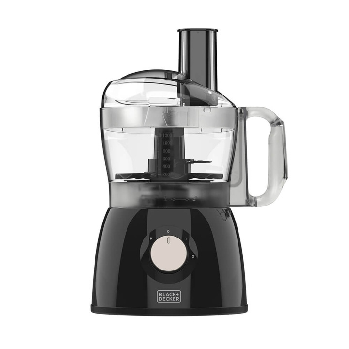 BLACK+DECKER Food Processor 600W Black in de groep HUISHOUDEN & TUIN / Huishoudelijke apparaten / Keukentools & -apparatuur / Voedselverwerkers bij TP E-commerce Nordic AB (C15599)