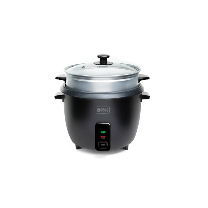 BLACK+DECKER Rice Cooker 1,8L Black in de groep HUISHOUDEN & TUIN / Huishoudelijke apparaten / Rijst- & Eierkoker bij TP E-commerce Nordic AB (C15608)