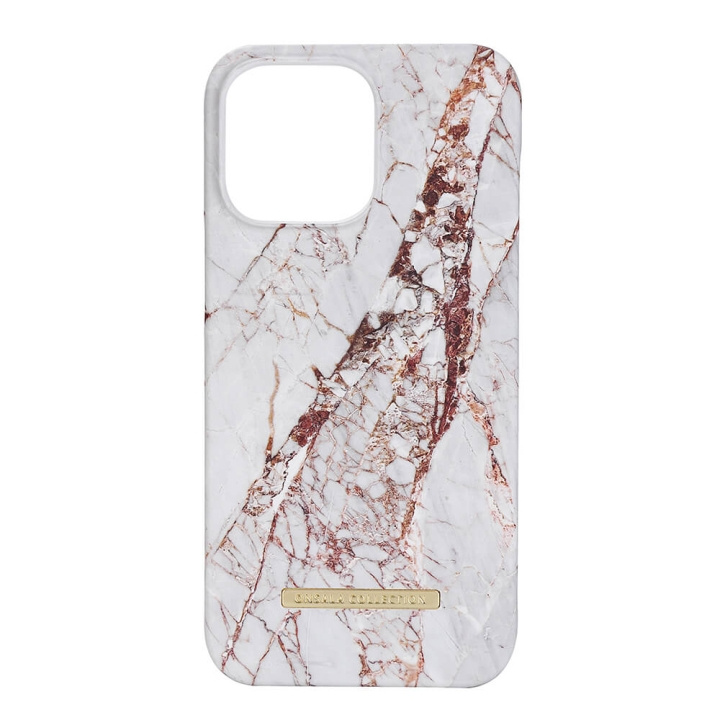 Phone Case iPhone 14 Pro Max White Rhino Marble in de groep SMARTPHONE & TABLETS / Mobielbescherming / Apple / iPhone 14 bij TP E-commerce Nordic AB (C15661)