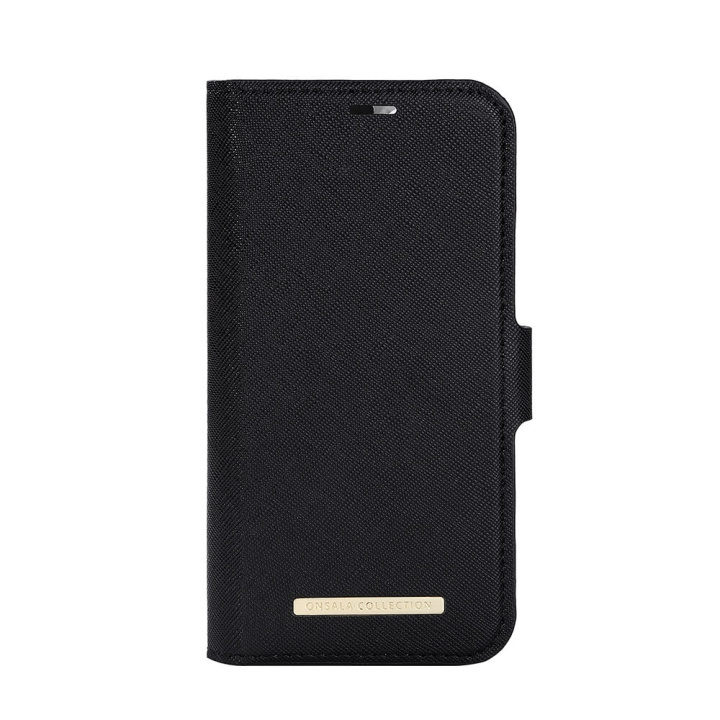 Wallet Case Midnight Black iPhone 13/14 in de groep SMARTPHONE & TABLETS / Mobielbescherming / Apple / iPhone 14 bij TP E-commerce Nordic AB (C15666)