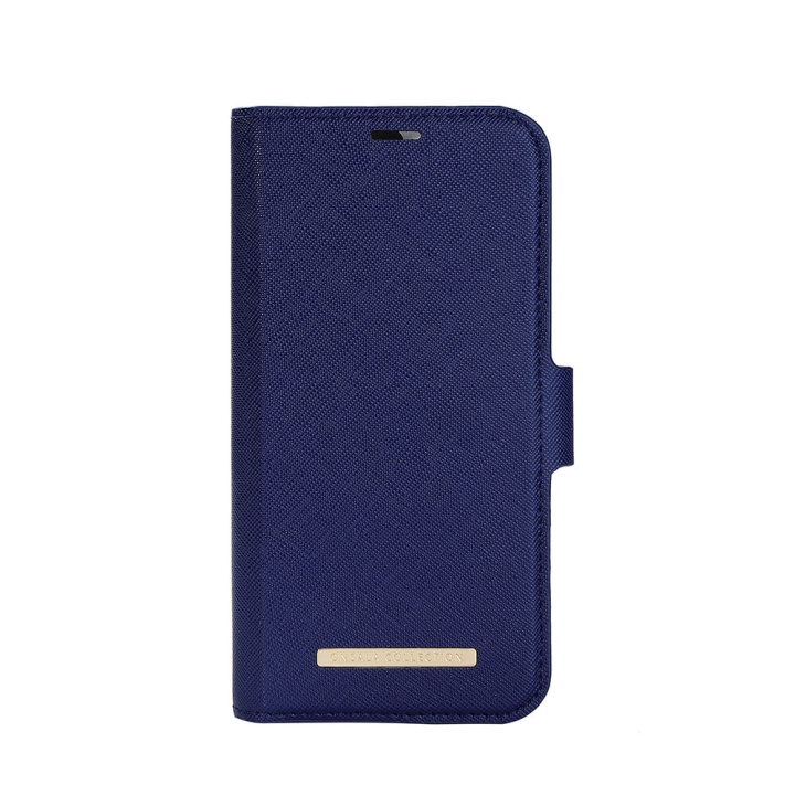 Wallet Case Navy Blue iPhone 13/14 in de groep SMARTPHONE & TABLETS / Mobielbescherming / Apple / iPhone 14 bij TP E-commerce Nordic AB (C15670)