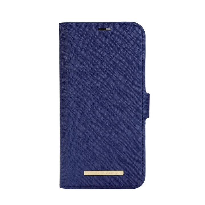 Wallet Case Navy Blue iPhone 14 Plus in de groep SMARTPHONE & TABLETS / Mobielbescherming / Apple / iPhone 14 bij TP E-commerce Nordic AB (C15671)