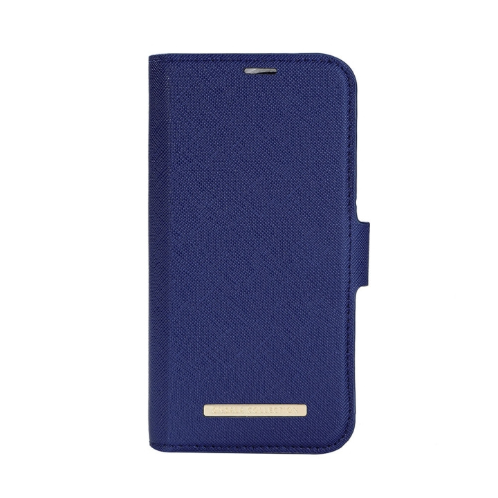 Wallet Case Navy Blue iPhone 14 Pro in de groep SMARTPHONE & TABLETS / Mobielbescherming / Apple / iPhone 14 bij TP E-commerce Nordic AB (C15672)