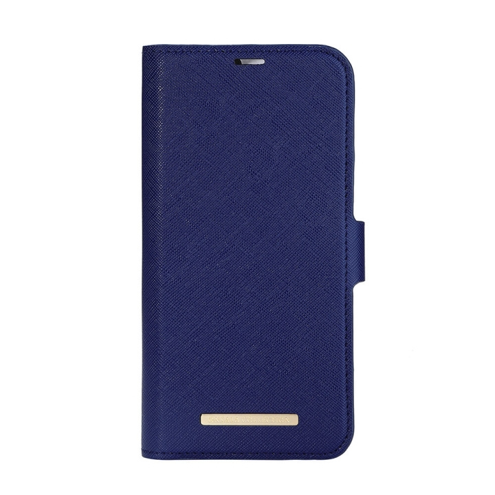 Wallet Case Navy Blue iPhone 14 Pro Max in de groep SMARTPHONE & TABLETS / Mobielbescherming / Apple / iPhone 14 bij TP E-commerce Nordic AB (C15673)